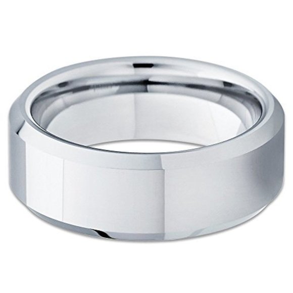 Other - Polished Silver Stainless Steel Ring • Band